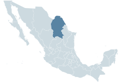 Coahuila de Zaragoza Map